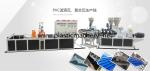pvc asa wave roofing tile making machine