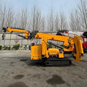 Wholesale Electric And Diesel Power Heavy-Duty Performance Yellow / Red Or Green Crawler Spider Crane from china suppliers
