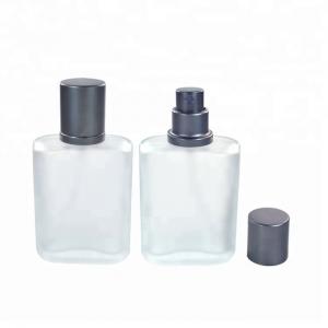 China Frost Refillable Glass Perfume Spray Bottles 100ml Car Perfume Refill Bottle on sale