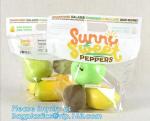 Fresh Lettuce Salad Fruits Pouches BOPP Anti Fog Leafy Vegetables Packaging Bags
