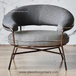 Italian Style Living Room Cloth Art 90CM 75CM Single Seater Recliner Sofa
