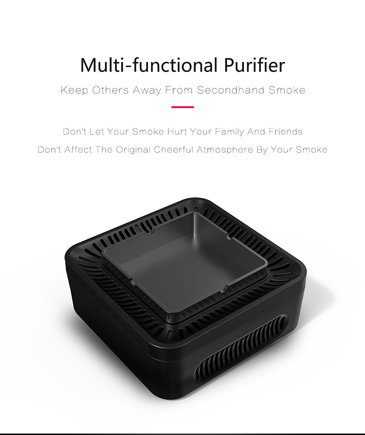 2023 New Arrival HEPA Filter High Quality Purification Air Purifier Negative Ions Ashtray Air Purifier Aromatherapy Machine