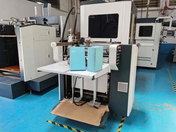 Sweet Rigid Box Making Machine 320gsm Carton Box Manufacturing Machine 110mm