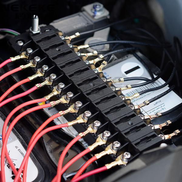 12 Way Waterproof 12 Volt Marine Fuse Panel Heat Resistance With Negative Bus