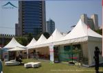 Golf Events 10m*10m Pagoda Tents Waterproof Flame Retardant 0.5kn/sqm