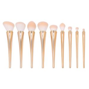 Wholesale Hairpin Shape Private Label Makeup Brushes With Plating Handle from china suppliers