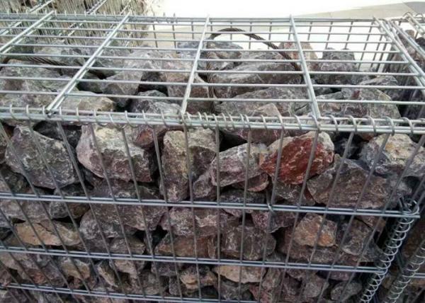 Quality Iron Wire Galvanized Gabion Box / High Security Gabion Wire Mesh Panels for sale
