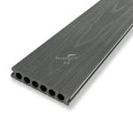 Frosted Lightgray Exterior Anti Slip Co Extrusion WPC Decking 140x25mm