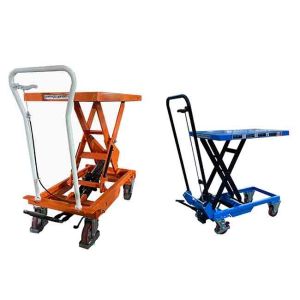 Buy cheap Single Scissor Manual Scissor Lift Tables 39.76inx20.47in Max Height 39.37in from wholesalers