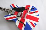 Custom shop ES335 union jack design electric guitar Free shipping