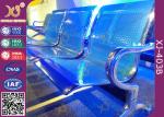Chrome Finished Metal Structure Waiting Area Chairs For Bank / Bus Station