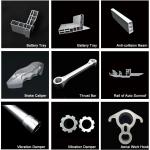 Aluminum Battery End Plate Extrusion Profile Ebike Battery Tray