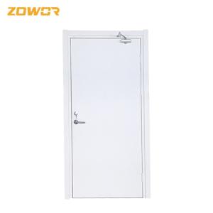 Wholesale Frosted Red Color UL Listed Steel Fire Safety Door/ Galvanized Steel Material from china suppliers
