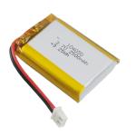 104050 Li Ion Polymer Battery 3.7V 2500mAh 9.25Wh For Heated Glove
