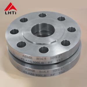Wholesale ANSI B16.5 Gr1 Gr2 Gr12 Titanium Slip On Flange SO Flange Class 150 SORF Raised Face for Water Treatment Industry from china suppliers