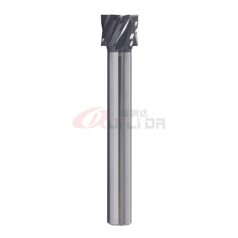 Hrc50 Rld 6 Flutes Custom End Mill For Iron Cutting
