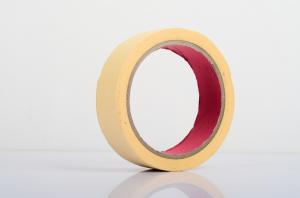 China Yellow Crepe Paper Automotive Masking Tape , Different Types Of Masking Tape on sale