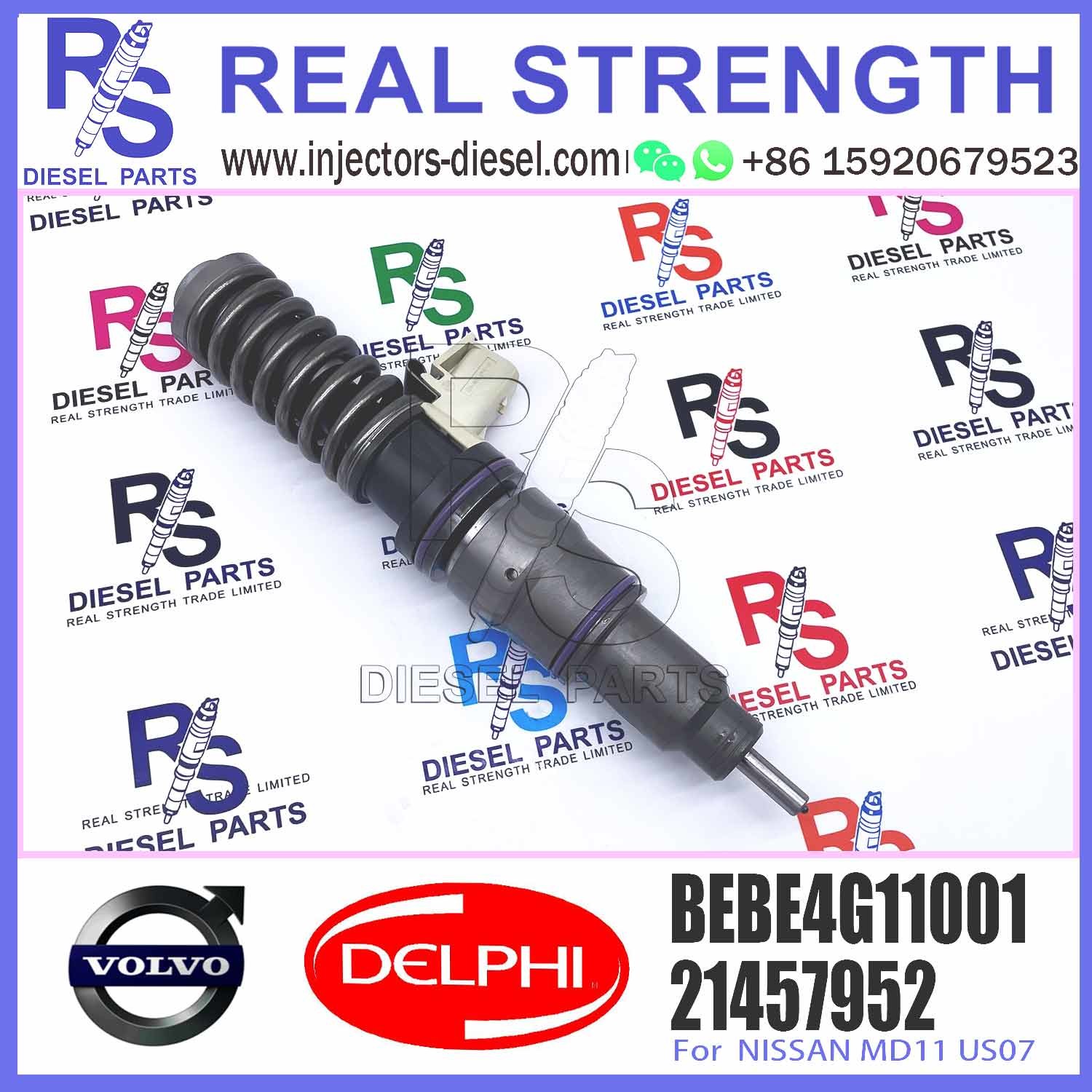 Diesel Fuel Injector 85003714 Common Rail Injector BEBE4F11001 BEBE4F11001