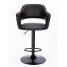 Buy cheap Black Swivel Bar Stool Chairs Piston Kitchen Pub Counter Upholstered Stool from wholesalers