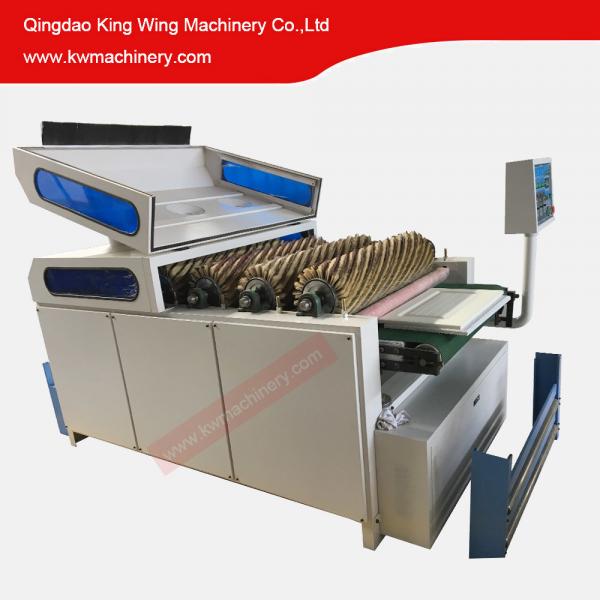 Quality Curve panel wood frame door cabinet sanding machine with brush sanding rollers for sale