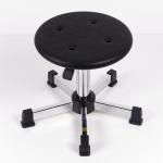 360 Degree Swivel ESD Safe Chairs Electrostatic Discharge Ergonomic Black Color