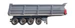 CIMC Factory Direct Sale 80 Ton 3 or 4 Axles U Shape Dump Truck 45cbm transporti