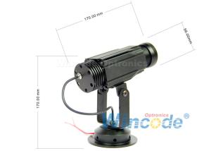 Wholesale 12W Portable Led Projector Aluminum Section , Led Logo Door Projector Lights IP44 from china suppliers