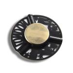 Customized Rohs 118mm Round Metal Ashtray / Portable Cigarette Ashtray