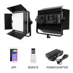 120W RGBW with effects 1600pcs leds photographic lighting for film shooting LED