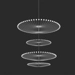 Duplex Building Ferris Wheel Large Chandelier Creative Industrial Ring Pendant