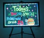 transparent writing board