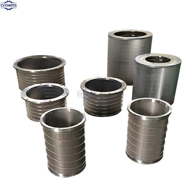 Paper machinery spare parts pressure inflow screen basket used for pressure