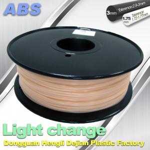 China ABS Light Change Color Changing Filament Stable In Performance on sale