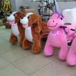 Hansel amusement coin operated mall ride on battery operated animal rides