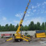 5 Ton 16.8m Spider Aerial Lift Narrow Space Heavy Lifting Crane Spider With