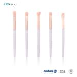 Plastic Handle 5pcs BSCI Nylon Hair Makeup Brushes