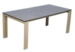 1800*900mm Ceramic Finished Dining Table With Fixed Type Wooden Leg