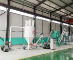 Small Cattle Feed Pellet Production Line Compact Structure For Livestock Farms