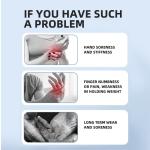 Hand joint pain numbness dredging palm meridian points kneading vibration care