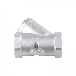 Wholesale Stainless Steel Standard Screw End Pipe Control Y Strainer Suitable for Industrial from china suppliers