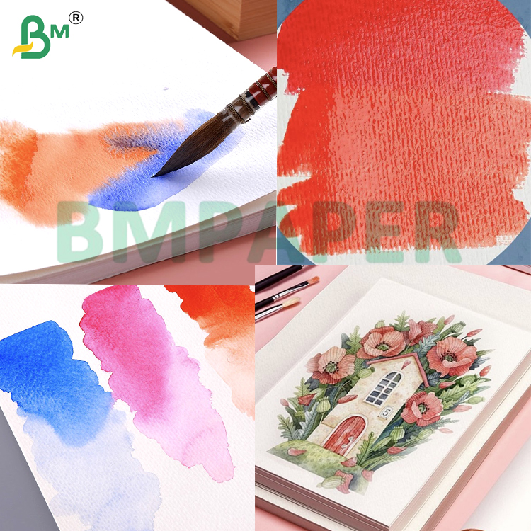 180g 200g  High White Lightweight Portable Professional Watercolor Painting Paper For Painting 