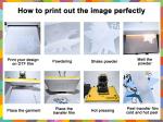 43cm Digital Inkjet Printing Heat Transfer Pet Film Roll For DTF 75U Thickness