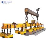 CE ISO9001 Sheet Metal Lifting Magnets , 300kg Telescopic Beam Crane Electromagn