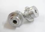 CNC Small Metal Machined Parts Aluminum Turning Components Silver Customized