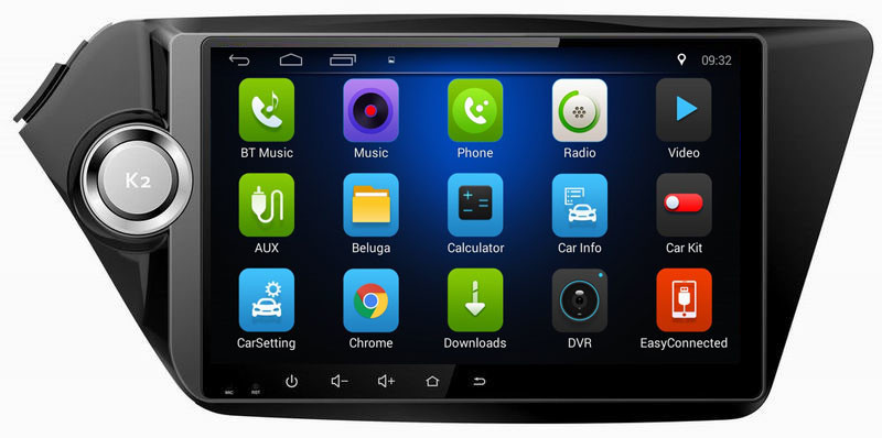 Ouchuangbo car radio multimedia android 8.1 for Kia Rio K2 2011-2012 with gps navigation USB AUX
