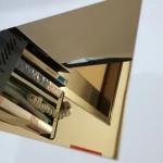 Pvd Color Coated Decoration Stainless Steel Sheet Inox Mirror Finished Gold