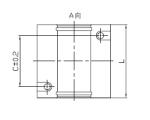 Linear bearings KBA-AJ...B - Shaft Supporting Housing KBA40AJ