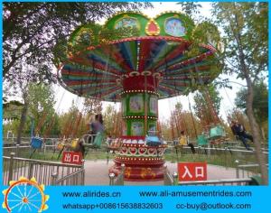 Wholesale amusement park equipment luxury thrilling 36 seats shake head swing flying chairs for sale from china suppliers