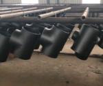High Pressure A234 Wpb Carbon Steel Flanged Tee Connector Pure Seamless