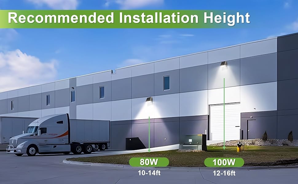 IP65 Outdoor LED Full Cutoff Wall Pack 140LM/W 3CCT Selectable